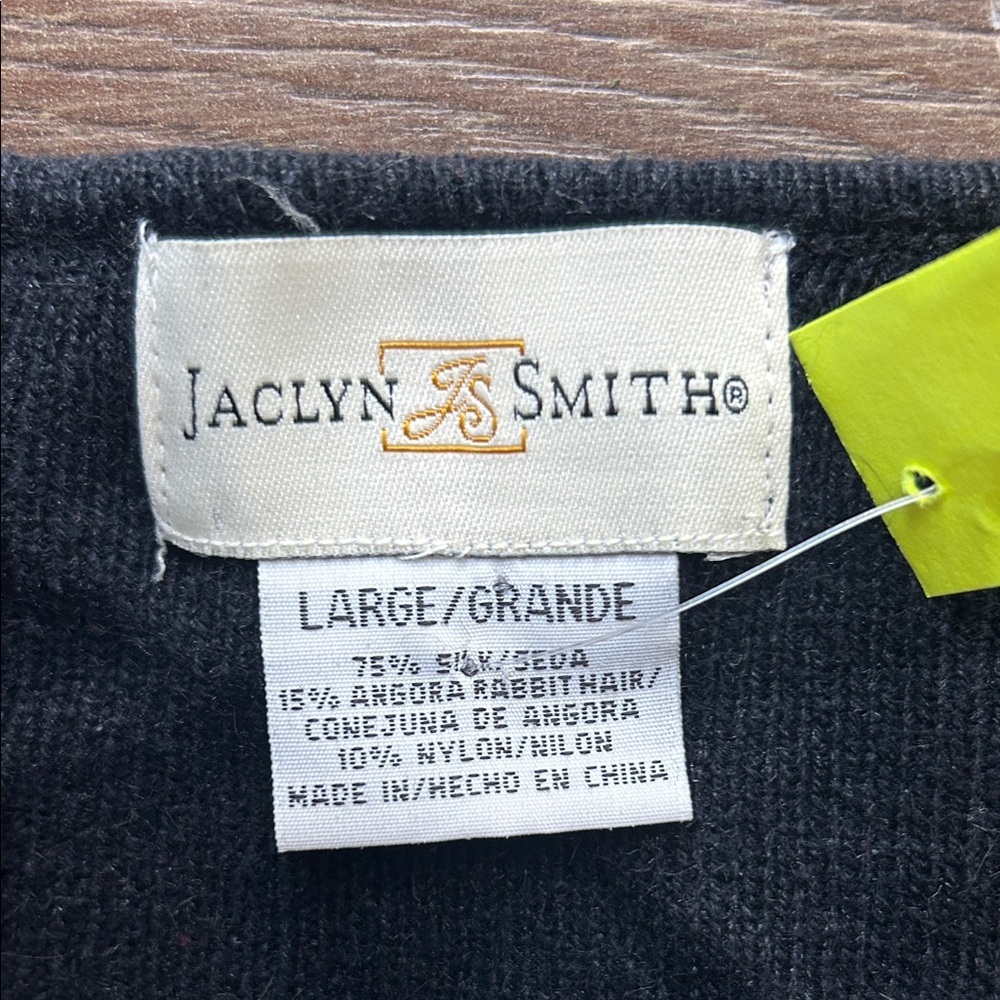 Jaclyn Smith Silk Angora Sequin Top ! Large - Picture 4 of 5